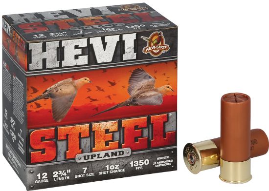 Picture of Hevi-Shot Hs61227 Upland 12 Gauge 2.75" 1 Oz 7 Shot 25 Per Box/ 10 Case 