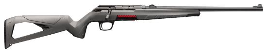 Picture of Winchester Repeating Arms 525200186 Xpert Full Size 17 Wsm 8+1 18" Matte Black Threaded Sporter Barrel, Drilled & Tapped Steel Receiver, Gray Synthetic Molded Stock 