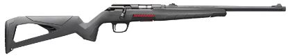 Picture of Winchester Repeating Arms 525201186 Xpert Full Size 17 Wsm 8+1 16.50" Matte Black Threaded Sporter Barrel, Drilled & Tapped Steel Receiver, Gray Synthetic Molded Stock 