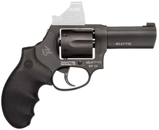 Picture of Taurus 2-327P31chns 327 Defender T.O.R.O Small Frame 327 Federal Mag 6Rd 3" Matte Black Steel Barrel, Cylinder & Optic Ready Frame, Black Rubber Grip 