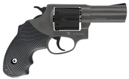 Picture of Rossi 2Rp631clok Rp63 Small Frame 357 Mag/38 Special +P 6Rd 3" Tungsten Cerakote Stainless Steel Barrel, Matte Black Cylinder, Tungsten Cerakote Stainless Steel Frame, Black Lok Grip 