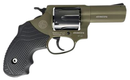 Picture of Rossi 2Rp631flok Rp63 Small Frame 357 Mag/38 Special +P 6Rd 3" Sniper Green Cerakote Stainless Steel Barrel, Satin Stainless Cylinder, Sniper Green Cerakote Stainless Steel Frame, Black Lok Grip 