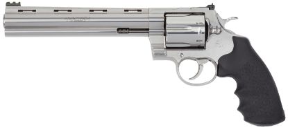 Picture of Colt Mfg Anacondasp8rft Anaconda Target 44 Mag 6Rd 8" Stainless Vent Rib Barrel, Stainless Steel Frame Black & Rubber Grip 