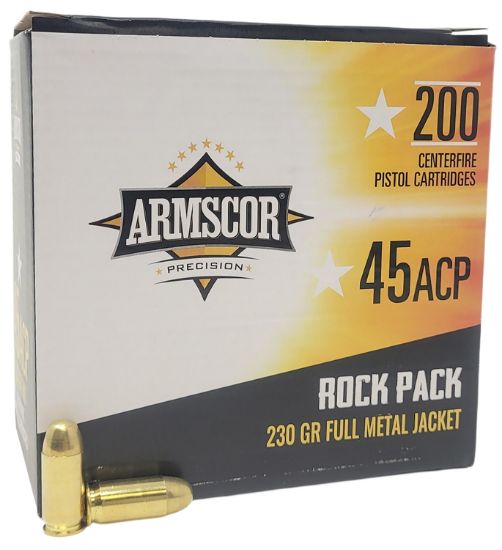Picture of Armscor 50093 45 Acp 230 Gr Full Metal Jacket 200 Per Box/ 4 Case 