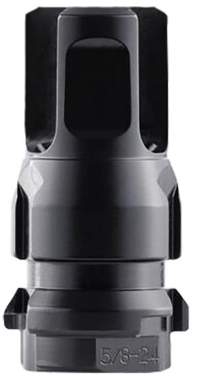 Picture of Dead Air Da115 Keymicro Brake Flash Hider Black Nitride 4140 Ht Alloy Steel 1/2"-28 Threads 9Mm 