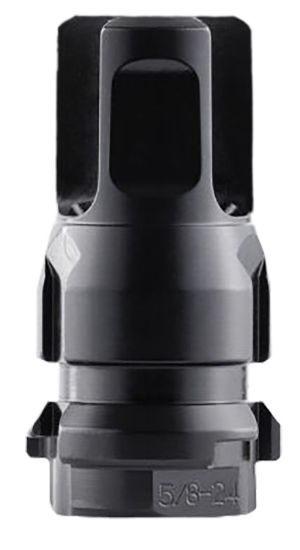 Picture of Dead Air Da116 Keymicro Brake Flash Hider Black Nitride 4140 Ht Alloy Steel 5/8"-24 Threads 9Mm 