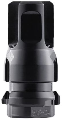 Picture of Dead Air Da120 Keymicro Brake Flash Hider Black Nitride 4140 Ht Alloy Steel 5/8"-24 Threads 