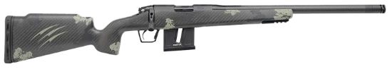 Picture of Fierce Firearms Frr17hmr18bf Carbon Razor 17 Hmr Black Cerakote Forest Camo 