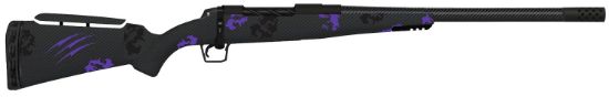 Picture of Fierce Firearms Rogm308win20bp Mini Rogue 308 Win 4+1 20" Hand Lapped/Match Grade Barrel, Black Cerakote Steel Receiver, Purple Camo Mini Rogue W/Adj Comb & Picatinny Rail Carbon Fiber Stock 