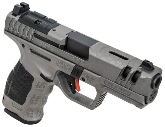 Picture of Sar Usa Sar9cg3pt Sar9 C Gen3 Compact Frame 9Mm Luger 15+1 4" Black Steel Barrel, Platinum Gray Steel Slide, Platinum Gray Polymer Frame W/Picatinny Rail, Black Interchangeable Backstrap Grip 