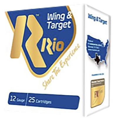 Picture of Rio Ammunition Wt2875 Wing & Target 12 Gauge 2.75" 1 Oz 7.5 Shot 25 Per Box/ 10 Case 