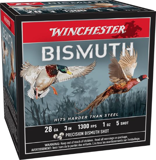 Picture of Winchester Ammo Swb2835 Bismuth 28 Gauge 3" 1 Oz 5 Shot 25 Per Box/ 10 Case 