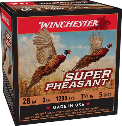 Picture of Winchester Ammo X283ph5 Super Pheasant 28 Gauge 3" 1 1/8 Oz 5 Shot 25 Per Box/ 10 Case 