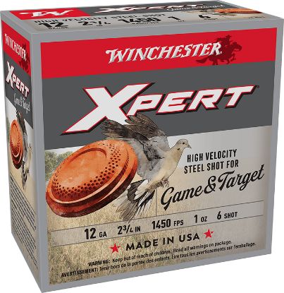 Picture of Winchester Ammo We12gthv6 Xpert High Velocity 12 Gauge 2.75" 1 Oz 6 Shot 25 Per Box/ 10 Case 