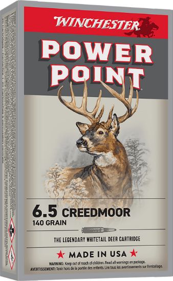 Picture of Winchester Ammo X652 Power-Point 6.5 Creedmoor 140 Gr 20 Per Box/ 10 Case 