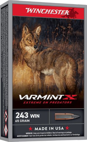 Picture of Winchester Ammo X243pxp Varmint X 243 Win 65 Gr Extreme Point 20 Per Box/ 10 Case 