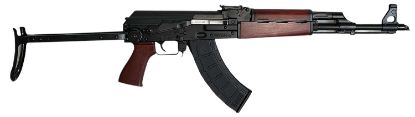 Picture of Zastava Arms Usa Zr7762ufsr Zpapm70 7.62X39mm 30+1 16.30" Black Threaded Barrel, Black 1.5Mm Bulged Trunnion Receiver, Serbian Red Wood Handguard, Black Wood Underfolding Stock, Serbian Red Wood Grip