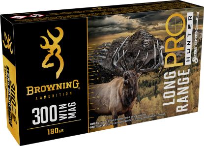 Picture of Browning Ammo B192503002 Long Range Pro 300 Win Mag 180 Gr 20 Per Box/ 10 Case 