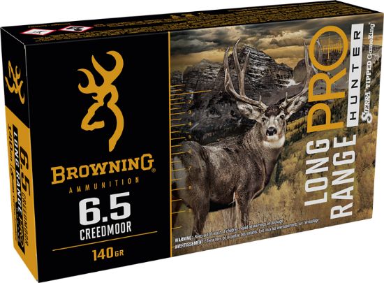 Picture of Browning Ammo B192500652 Long Range Pro 6.5 Creedmoor 140 Gr 20 Per Box/ 10 Case 