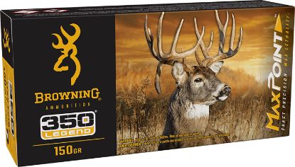 Picture of Browning Ammo B192103502 Max Point 350 Legend 150 Gr 20 Per Box/ 10 Case 