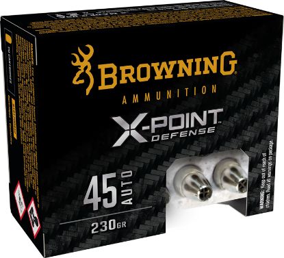 Picture of Browning Ammo B191700452 X-Point 45 Acp 230 Gr Jacketed Hollow Point 20 Per Box/ 10 Case 