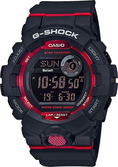 Picture of Gshock Gbd8001 Mens Gshock Blk/Rd