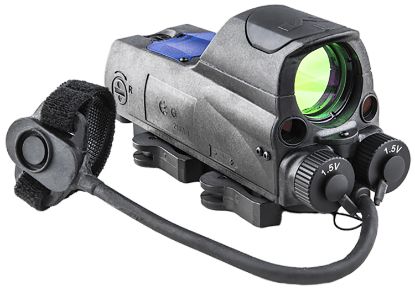 Picture of Meprolight Usa 0687741 Mor Pro Black 1X30mm 4.3 Moa Amber Dot/ Bullseye Illuminated Reticle Green/Ir Laser 