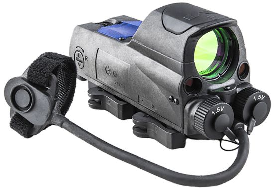 Picture of Meprolight Usa 0687703 Mor Pro Black 1X30mm 2.2 Moa Amber Dot/ Bullseye Illuminated Reticle Red/Ir Laser 