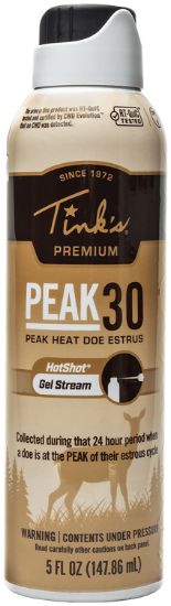 Picture of Tinks W6264 Peak30 Hot Shot Deer Doe In Estrus Scent Gel 5 Oz Gel Stream 