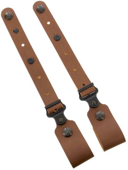 Picture of Galco Mc2td Horizontal Shoulder System Tie Down Set 2.0 Tan Full Grain Leather Ambidextrous 