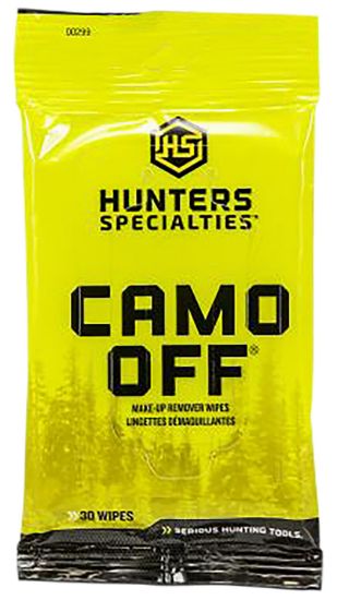 Picture of Hunters Specialties Hs00299 Camo Off Makeup Remover 7" X 4" 30 Wipes 