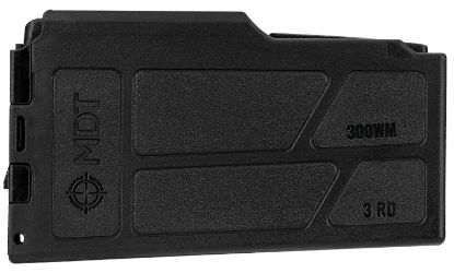 Picture of Mdt Sporting Goods Inc 106256-Blk Aics Magazine 3Rd 300 Wm Black Polymer 