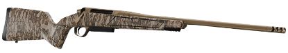 Picture of Christensen Arms 8011501500 Evoke Full Size 270 Win 4+1 22" Flat Dark Earth Cerakote #4 Contour Threaded Barrel, Mossy Oak Bottomland Fixed Hybrid Hunter W/Picatinny Rail Synthetic Stock 