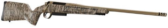 Picture of Christensen Arms 8011501800 Evoke Full Size 30-06 Springfield 4+1 22" Flat Dark Earth Cerakote #4 Contour Threaded Barrel, Mossy Oak Bottomland Fixed Hybrid Hunter W/Picatinny Rail Synthetic Stock 