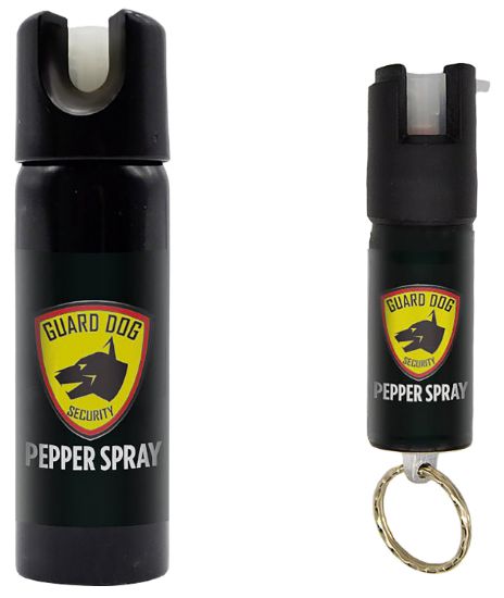 Picture of Skyline Usa Inc Psgdha Pepper Spray Range 16 Ft 2 Pack 0.5Oz/3Oz Features Invisible Uv Dye Includes Keychain 