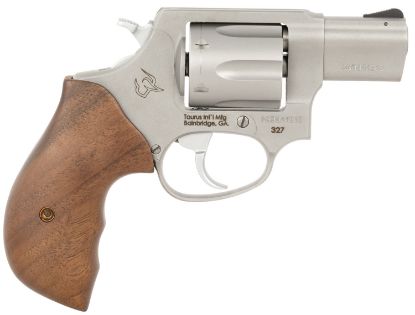 Picture of Taurus 232729Tw 327 Small Frame 327 Federal Mag 6Rd 2" Matte Stainless Steel Barrel, Cylinder & Frame, Walnut Grip, Hammer Safety 