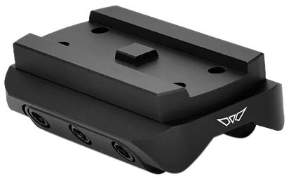 Picture of Warne 6111M 6111M Red Dot Shotgun Rib Mount Black Anodized Aimpoint T-1/T-2 