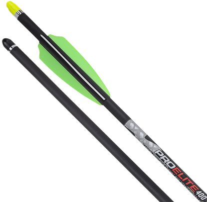 Picture of Tenpoint Hea6606 Pro Elite 400 Carbon 20" Alpha Nocks .003 Straightness Yellow 