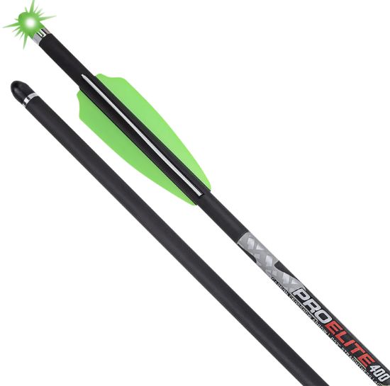 Picture of Tenpoint Hea6693 Pro Elite 400 Alpha Blaze Carbon 20" .003 Straightness 3 Pack Green 