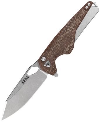 Picture of Southern Grind Sg13400025 Hornet 3.30" Folding Sheepsfoot Plain Stonewashed Cpm Magnacut Steel Blade, 4.30" Natural Micarta Handle 