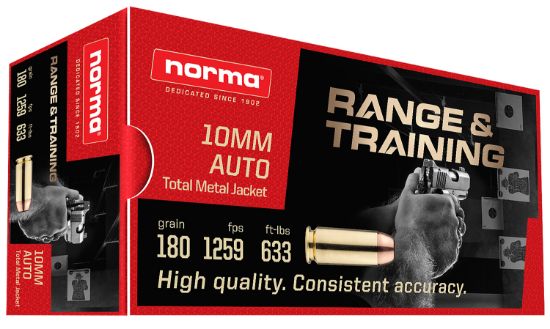 Picture of Norma Ammunition 801105383 10Mm 180 Gr Total Metal Jacket 50 Per Box/ 20 Case 