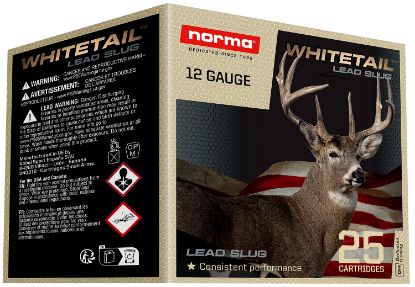 Picture of Norma Ammunition 1198043410 Whitetail 12 Gauge 2.75" 25 Per Box/ 10 Case 