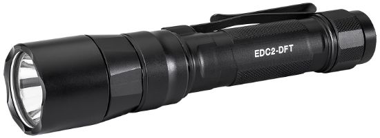 Picture of Surefire Edc2dftbk Everyday Carry Series Black Anodized 25/600/700 Lumens White Led 