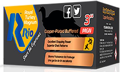 Picture of Rio Ammunition Rtbcm505 Royal Turkey 12 Gauge 3", 1 3/4 Oz 5 Shot, 10 Rounds Per Box, 25 Boxes Per Case 