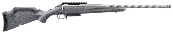 Picture of Ruger 46915 American Predator Gen Ii Full Size 300 Win Mag 3+1 20" Cobalt Cerakote Threaded Barrel, Picatinny Rail Steel Receiver, Gray Splatter Adjustable Synthetic Stock 