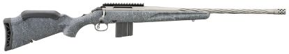 Picture of Ruger 46918 American Predator Gen Ii Full Size 22 Arc 10+1 20" Cobalt Cerakote Threaded Barrel, Picatinny Rail Steel Receiver, Gray Splatter Adjustable Synthetic Stock 