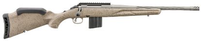 Picture of Ruger 46923 American Ranch Gen Ii Full Size 350 Legend 5+1 16.10" Cobalt Cerakote Threaded Barrel, Picatinny Rail Steel Receiver, Flat Dark Earth Splatter Adjustable Synthetic Stock 