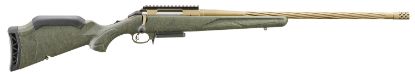 Picture of Ruger 46932 American Predator Gen Ii Full Size 7Mm-08 Rem 3+1 22" Burnt Bronze Cerakote Threaded Barrel, Picatinny Rail Steel Receiver, Green Splatter Adjustable Synthetic Stock 