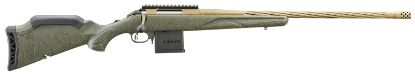 Picture of Ruger 46939 American Predator Gen Ii Full Size 223 Rem 10+1 22" Burnt Bronze Cerakote Threaded Barrel, Picatinny Rail Steel Receiver, Green Splatter Adjustable Synthetic Stock 