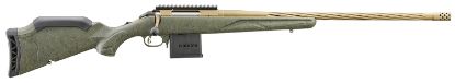 Picture of Ruger 46941 American Predator Gen Ii 6Mm Arc 10+1 22" Burnt Bronze Cerakote Threaded Barrel, Picatinny Rail Steel Receiver, Green Splatter Adjustable Synthetic Stock 